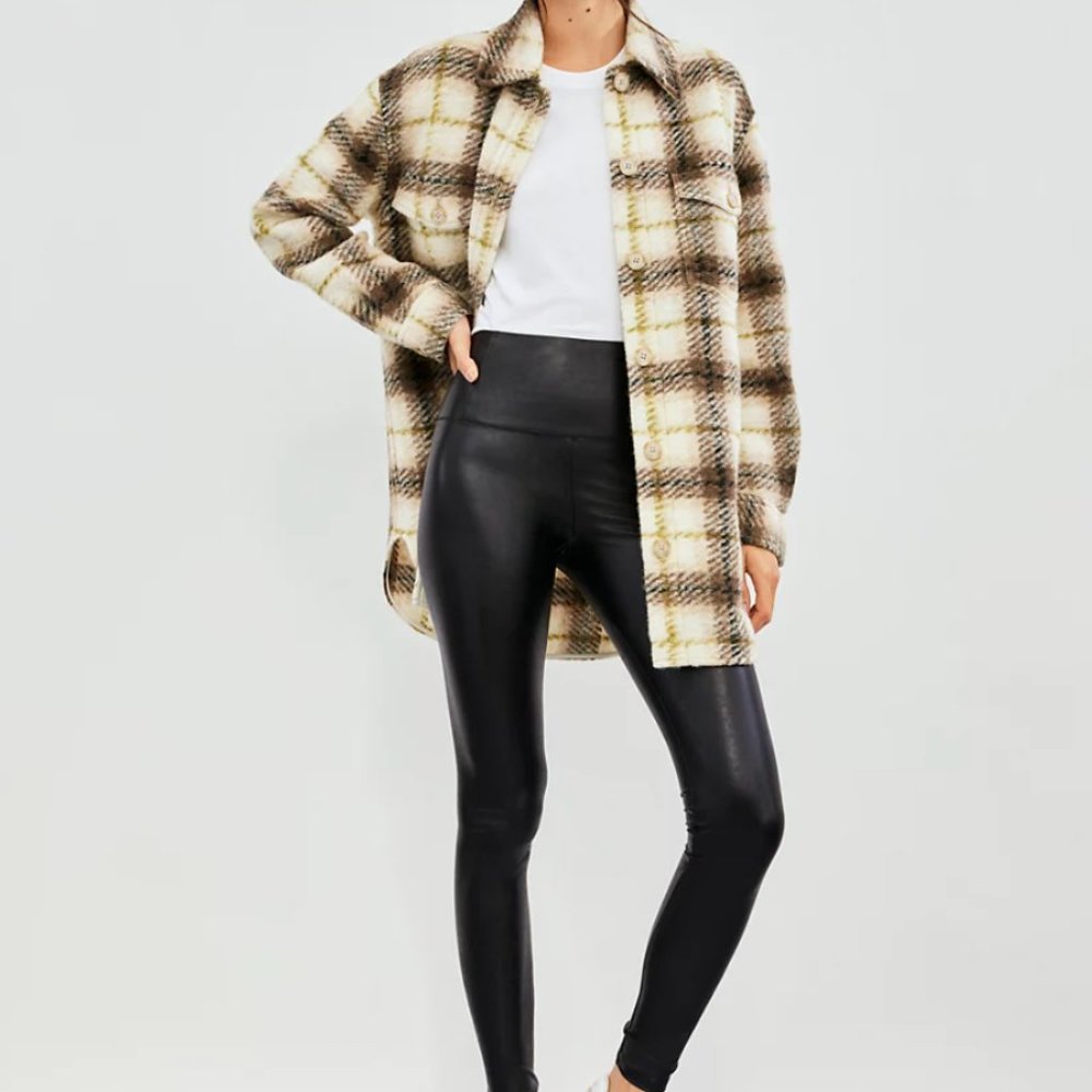 Wilfred Free Daria Pant High-waisted Vegan Leather leggings - Size M